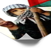 Palestijns kind voor vrede poster (Hoek)