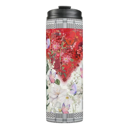 Palestijns Mok met Bloemenkaart (Voorkant)