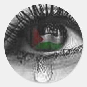 Palestijns oog ronde sticker