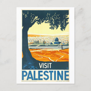  Palestijns reisposter Briefkaart