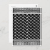 Palestijns Schort Keffiyeh Kitchen Towel Briefkaart (Voorkant / Achterkant)