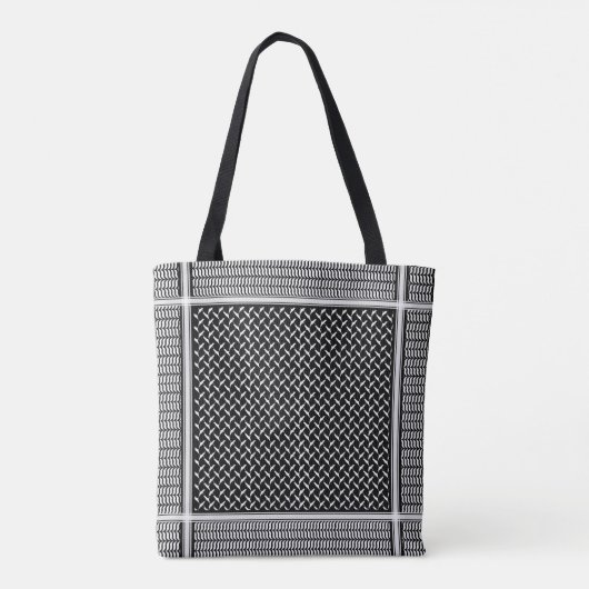 Palestijns Schort Keffiyeh Kitchen Towel Tote Bag (Achterkant)