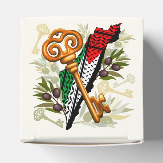 Palestijns sleutelsymbool van het recht op terugke bedankdoosjes (Bovenkant)