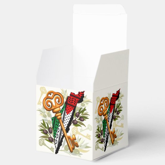 Palestijns sleutelsymbool van het recht op terugke bedankdoosjes (Geopend)