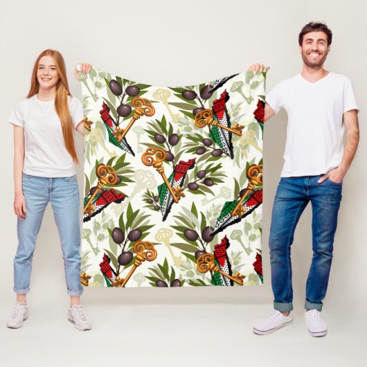 Palestijns sleutelsymbool van het recht op terugke fleece deken (In situ)