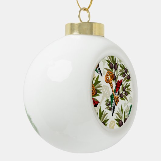 Palestijns sleutelsymbool van het recht op terugke keramische bal ornament (Links)