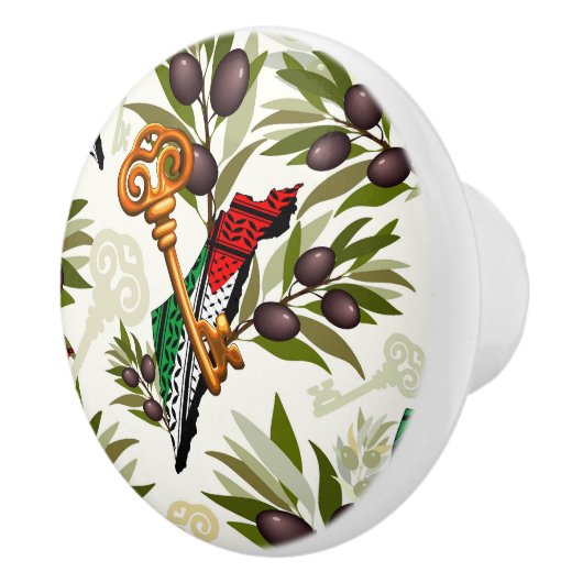 Palestijns sleutelsymbool van het recht op terugke keramische knop (Rechts)