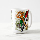 Palestijns sleutelsymbool van het recht op terugke koffiemok (Voorkant rechts)