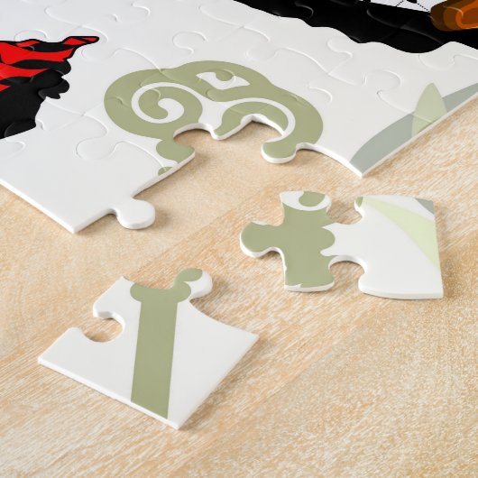 Palestijns sleutelsymbool van het recht op terugke legpuzzel (Zijkant)