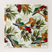 Palestijns sleutelsymbool van het recht op terugke legpuzzel (Horizontaal)