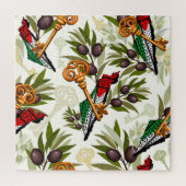 Palestijns sleutelsymbool van het recht op terugke legpuzzel (Verticaal)