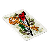 Palestijns sleutelsymbool van het recht op terugke magneet (Rechterzijde)