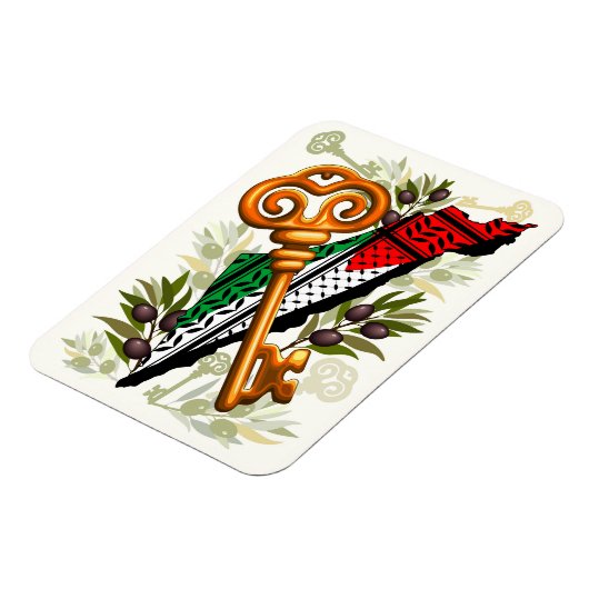 Palestijns sleutelsymbool van het recht op terugke magneet (Linkerzijde)