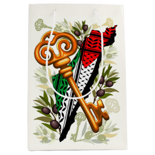 Palestijns sleutelsymbool van het recht op terugke medium cadeauzakje