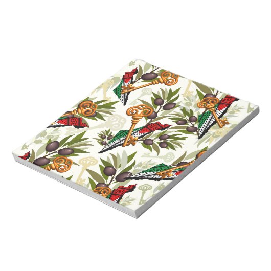 Palestijns sleutelsymbool van het recht op terugke notitieblok (Linkerzijde)