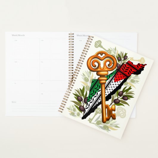 Palestijns sleutelsymbool van het recht op terugke planner (Display)