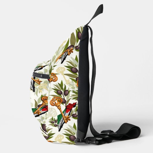 Palestijns sleutelsymbool van het recht op terugke sling bag (Rechts)