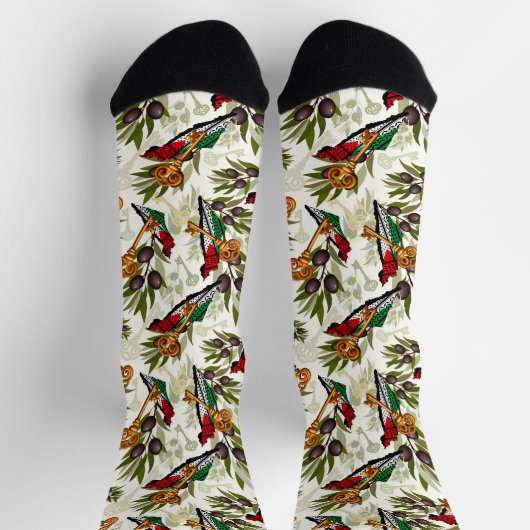 Palestijns sleutelsymbool van het recht op terugke sokken (Top)