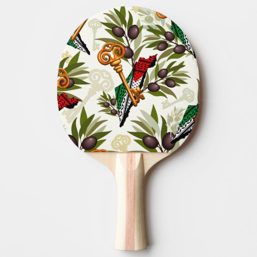 Palestijns sleutelsymbool van het recht op terugke tafeltennisbatje (Voorkant)