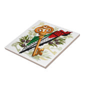 Palestijns sleutelsymbool van het recht op terugke tegeltje (Zijkant)