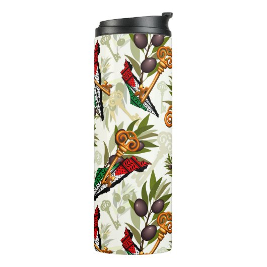 Palestijns sleutelsymbool van het recht op terugke thermosbeker (Gedraaid links)