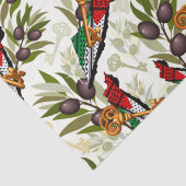 Palestijns sleutelsymbool van het recht op terugke tissuepapier (Detail)