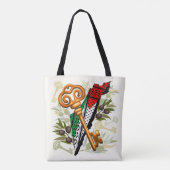Palestijns sleutelsymbool van het recht op terugke tote bag (Achterkant)