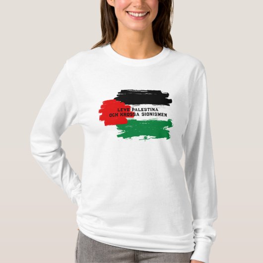 Palestijns T-shirt voor weerstand & solidariteit (Voorkant)
