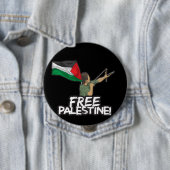 Palestijns Verzet kind-vlag Palestijnen Vrijheid Ronde Button 4,0 Cm (In situ)