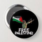 Palestijns Verzet kind-vlag Palestijnen Vrijheid Ronde Button 4,0 Cm (Voorkant /achterkant)
