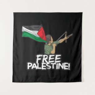Palestijns Verzet kind-vlag Palestijnen Vrijheid Wandkleed