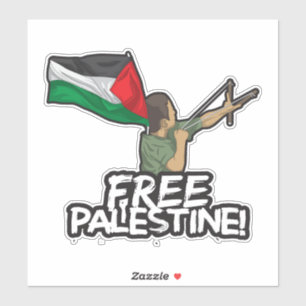 Palestijns Verzet kind-vlag Vrijheid voor Palestin Sticker