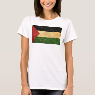 Palestijns Vlag  Vrouwen Wit T-shirt