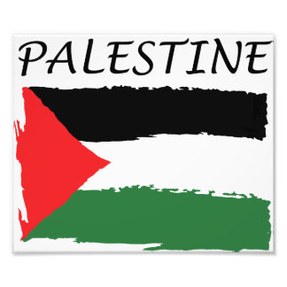 Palestijns vlaggenpapier foto afdruk