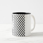 Palestijns Zwart Kufiya Mok (Voorkant rechts)