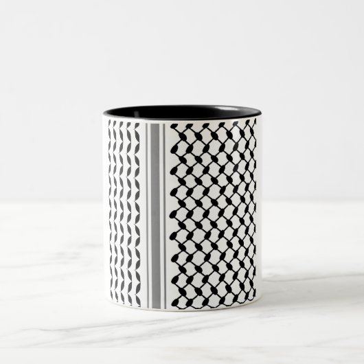 Palestijns Zwart Kufiya Mok (Center)