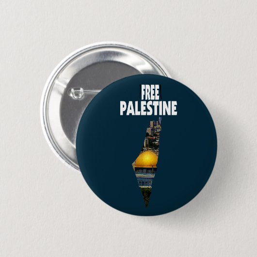 Palestijnse Al Quds bevrijden Palestina Ronde Button 5,7 Cm (Voorkant /achterkant)