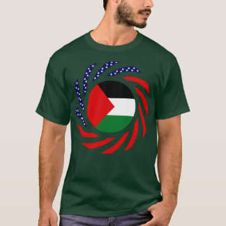 Palestijnse Amerikaanse Multinationale Patriot Vla T-shirt