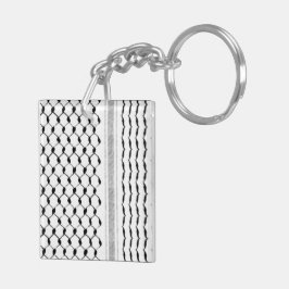Palestijnse Arabisch Kufiya Pattern Acrylische Sle Sleutelhanger