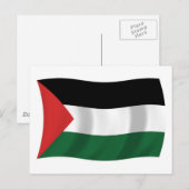 Palestijnse Autoriteit Vlag Ansichtkaart Briefkaart (Voorkant / Achterkant)