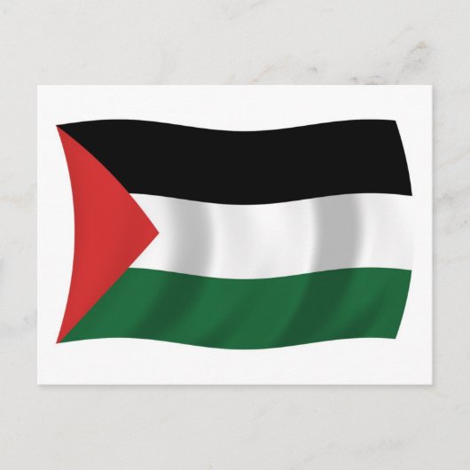 Palestijnse Autoriteit Vlag Ansichtkaart Briefkaart (Voorkant)