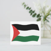 Palestijnse Autoriteit Vlag Postkaart (Staand voorkant)