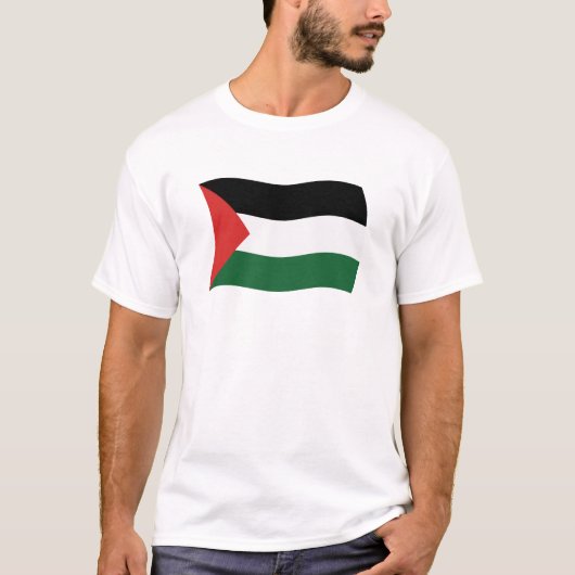Palestijnse Autoriteit Vlag T-shirt (Voorkant)