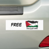 palestijnse bumper bumpersticker (Op auto)