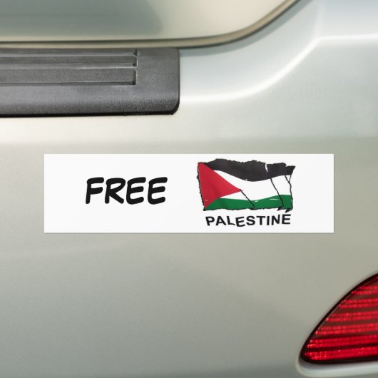 palestijnse bumper bumpersticker (Op auto)