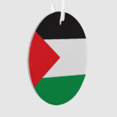palestijnse Button, palestijnse vlag Ornament (voorkant)