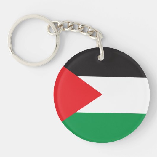 palestijnse Button, palestijnse vlag Sleutelhanger (Voorkant)