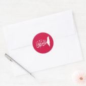 Palestijnse BUTTON Ronde Sticker (Envelop)