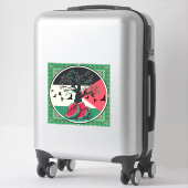 Palestijnse cultuur | Palestijnse watermeloen, oli Sticker (Koffer)