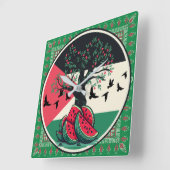 Palestijnse cultuur | Palestijnse watermeloen, oli Vierkante Klok (Hoek)